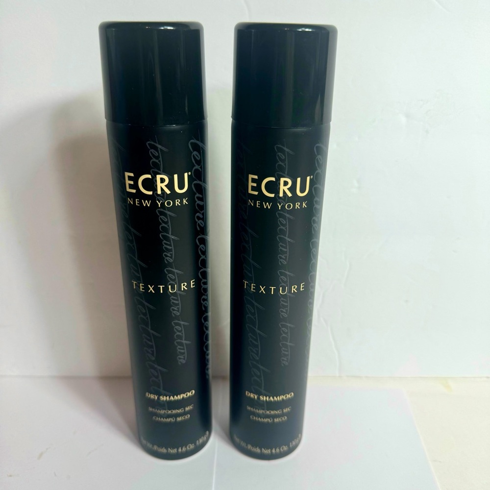NWT. 2 ECRU Dry shampoo Texture Spray 4.6 oz. Instantly refresh hair
